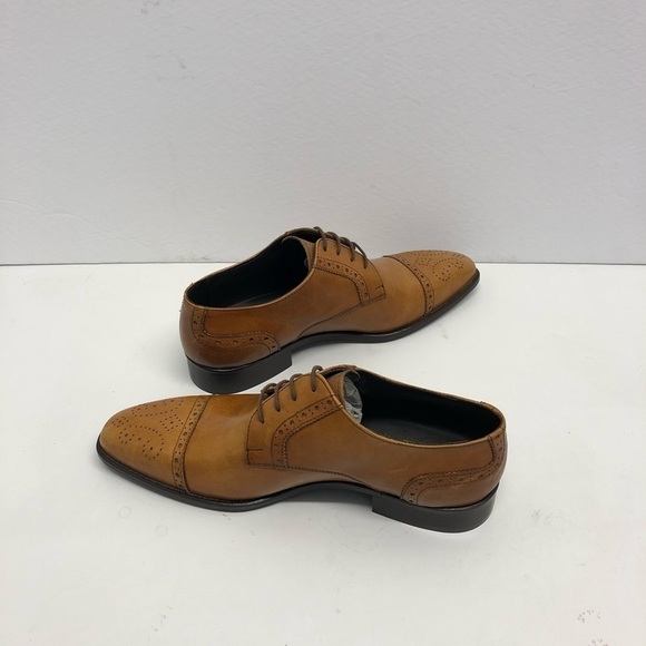 Duca shoes tan captoe leather calf oxford - Picture 3 of 4